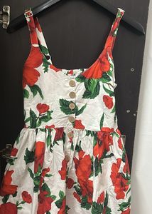White floral summar Dress