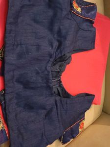 Elegant Embroidered Saree