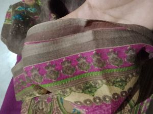 Purple. Kurthi Set. Material New 3 Piece