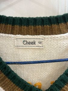 Cute Clover Knit Sweater Vest