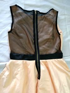 Peach Skater Dress