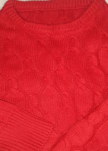 Red Woolen Sweater❤️