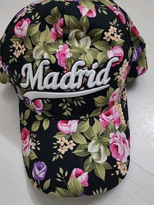 MADRID WOMENS CAP NEW(VELCROW ADJUSTABLE) FLOWERY