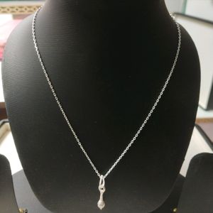 925 Silver हनुमान गदा Pandent + Chain Set.