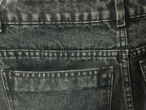 Charcoal Wide Leg Jeans