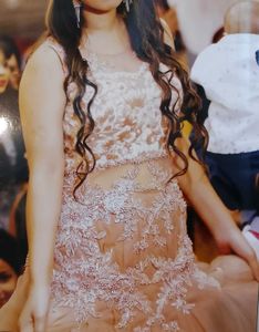 Pink Embellished Gown