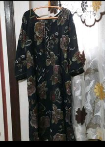 Floral Print Kurti Top