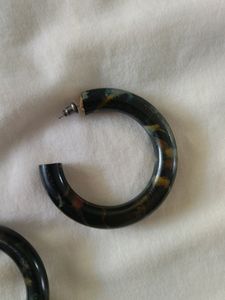 Wooden Hoop Earrings