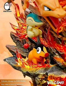Pokemon Fire Family - Volcano Valley Charizard