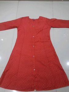 Beautiful Orange Kurti.