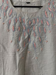 Embroidered Tunic Top