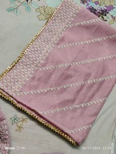 Pink Embroidered Kurta