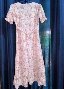 Elegant Vintage Midi Dress