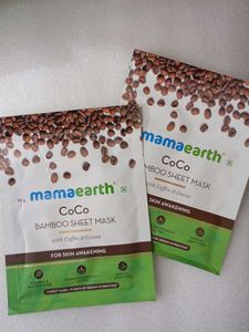 Mamaearth CoCo Sheet Mask two pieces