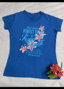 Blue Print T-shirt