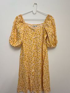 Floral Yellow Dress