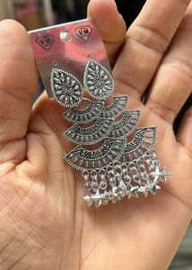 Black Metal Earrings