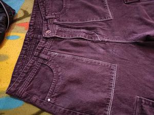 Wide Leg brown Cargo Pants