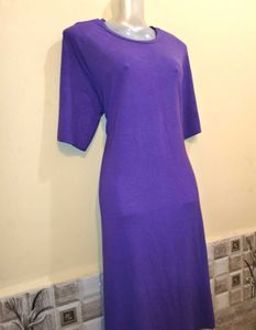 Size Large🎁Buy 2 Get 1 Free 🎁Purple Midi Dress