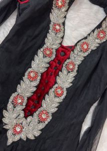 Elegant Black Anarkali Suit
