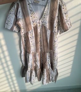 Boho Chic Striped Mini Dress