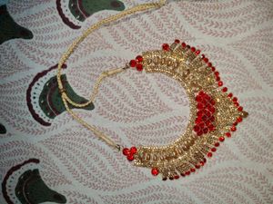 Red &amp; Gold Necklace