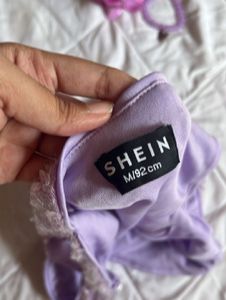 Sparkly y2k Lavender Crop Top