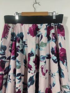 Floral Print Skirt