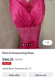 Rose pink gown