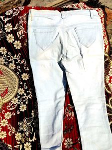 Denim Scratches Jeans
