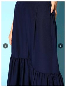 Elegant Navy Blue Kurta Set (without duppata)