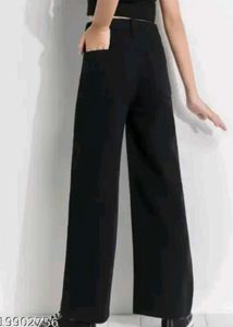 Wide Leg Black Pants