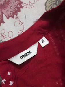 Stylish Maroon Floral Top