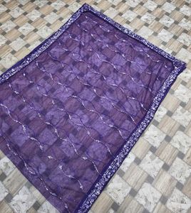 Purple Sequin Lehenga Choli