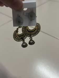 Boho Gold Tone Drop Earrings