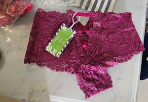 N-Gal Lacy Thong Purple Colour