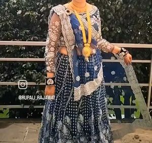 Elegant Blue Lehenga Choli Set