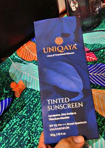 tinted sunscreen