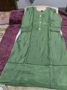 Elegant Green Kurta Set