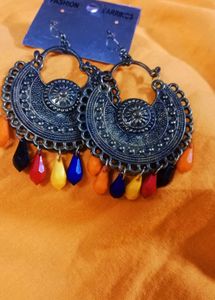 Multi Colour Earring