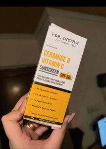 Dr Sheth Ceramide And Vit C Sunscreen