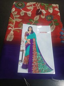 Elegant Floral Saree