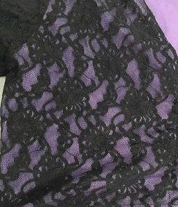 Lace Long Sleeve Crop Top