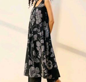 Floral Print Kurta with Pants