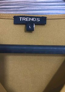 Trends Mustard Wrap Dress