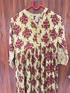 Boho Print Midi Dress