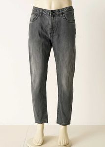 Gray Wash Denim Jeans