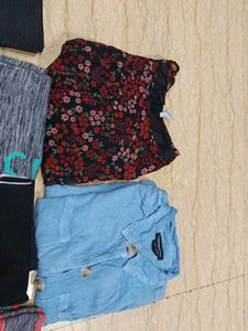 Used Legins And Frock Set Of 6