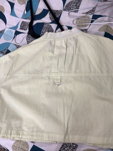 Cropped Shirt styled top