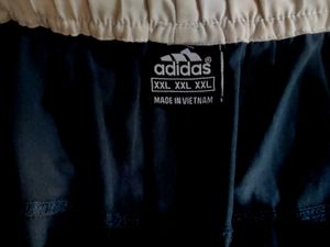 Adidas Navy &amp; White Athletic Shorts